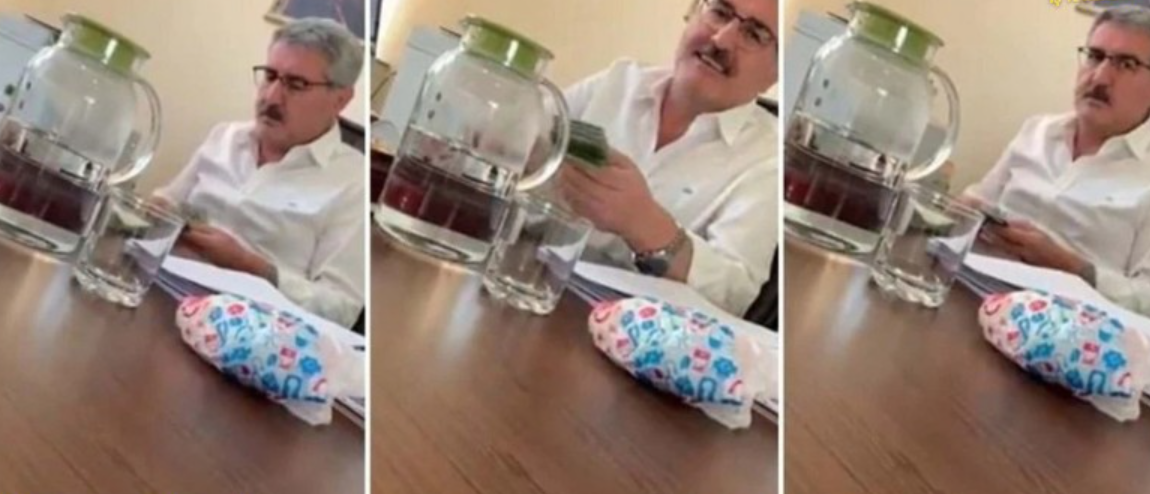 Diyanet çalışanı Ahmet Daşdanbek rüşvet alırken görüntülendi iddiası