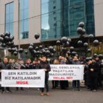 Katılımevim önünde mağduriyet protestosu